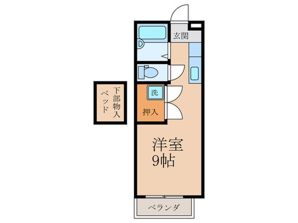 パ－クアベニュ－の物件間取画像